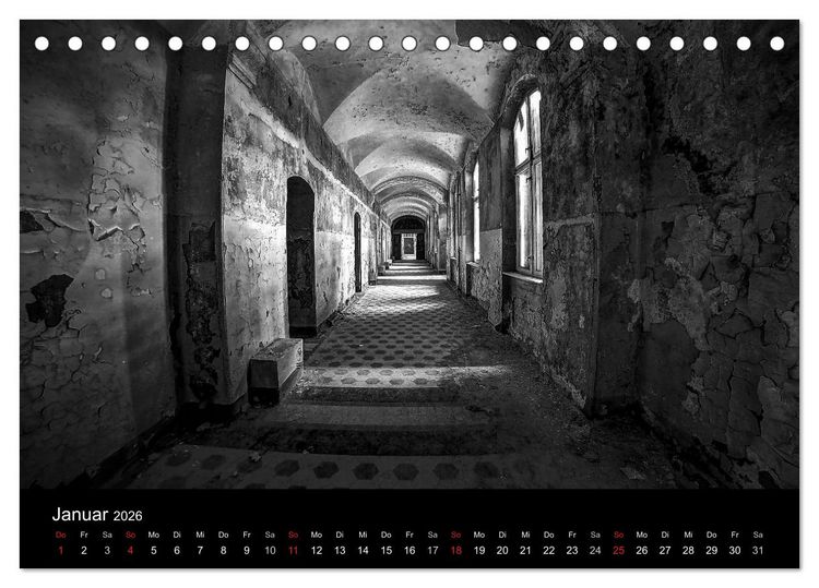 Produktbild: lost beauty (Tischkalender 2026 DIN A5 quer), CALVENDO Monatskalender