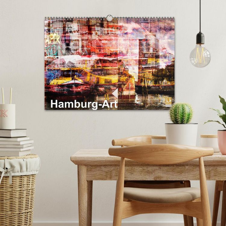 Produktbild: Hamburg-Art (Wandkalender 2026 DIN A3 quer), CALVENDO Monatskalender