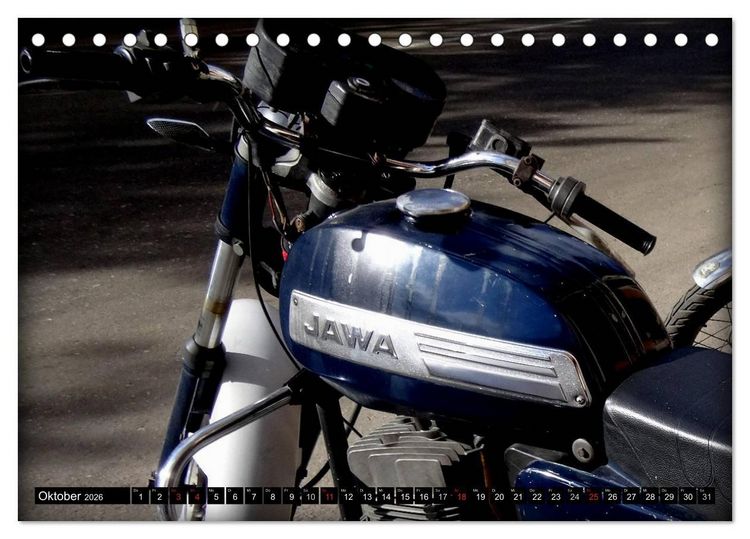 Produktbild: Motorrad-Legenden: JAWA (Tischkalender 2026 DIN A5 quer), CALVENDO Monatskalender