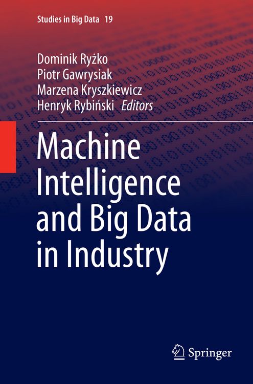Produktbild: Machine Intelligence and Big Data in Industry