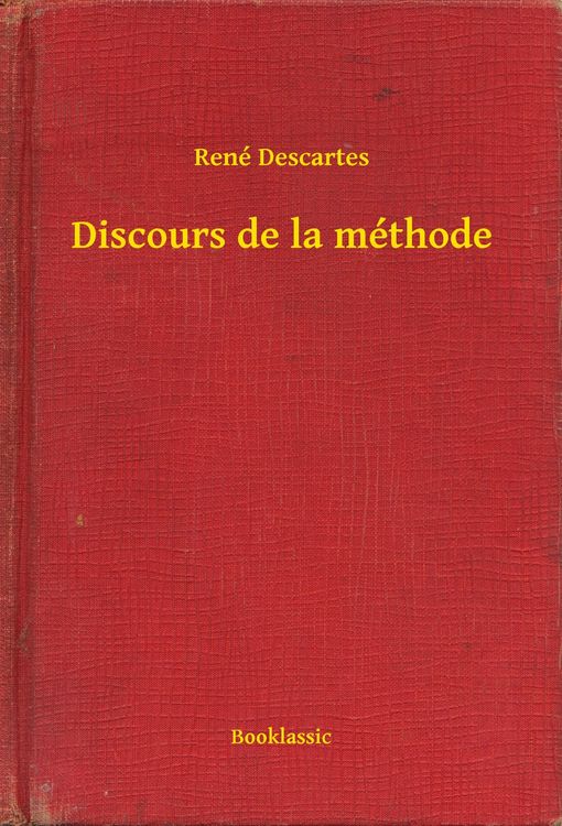 Produktbild: Discours de la m&eacute;thode