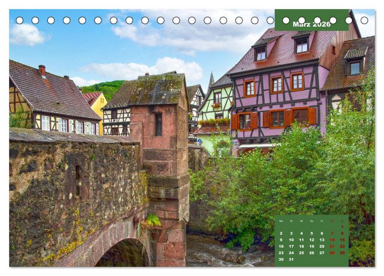 Produktbild: Kaisersberg Perle des Elsass (Tischkalender 2026 DIN A5 quer), CALVENDO Monatskalender