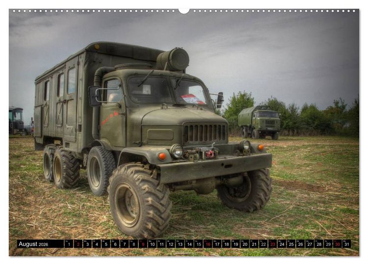 Produktbild: alte K&auml;mpfer- Milit&auml;rfahrzeuge des Ostblocks (hochwertiger Premium Wandkalender 2026 DIN A2 quer), Kunstdruck in Hochglanz