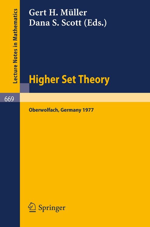 Produktbild: Higher Set Theory