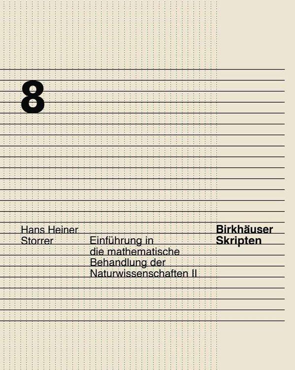 Produktbild: Einf&uuml;hrung in die mathematische Behandlung der Naturwissenschaften II