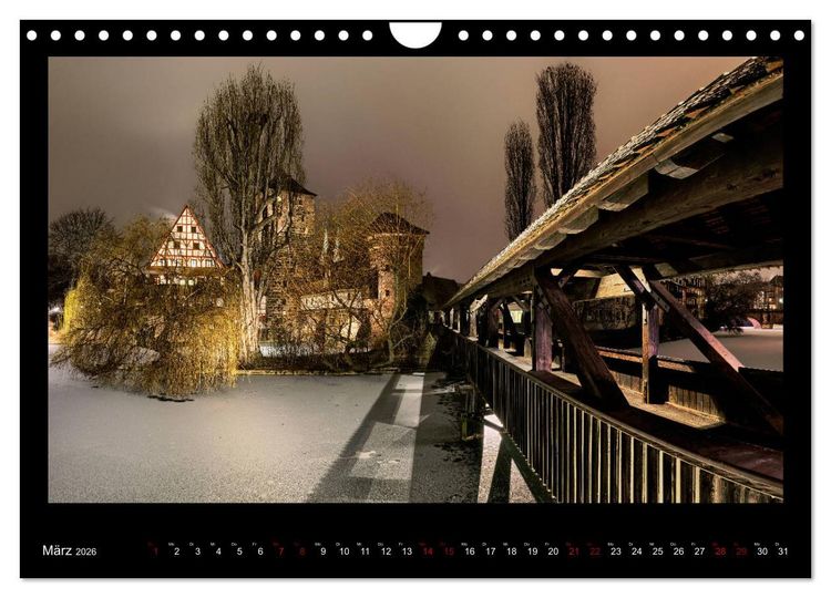 Produktbild: Historisches N&uuml;rnberg (Wandkalender 2026 DIN A4 quer), CALVENDO Monatskalender