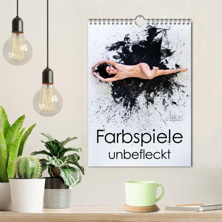 Produktbild: Farbspiele - unbefleckt (Wandkalender 2026 DIN A4 hoch), CALVENDO Monatskalender