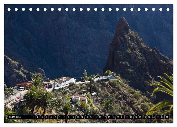Produktbild: Teneriffa - Insel des ewigen Fr&uuml;hlings (Tischkalender 2026 DIN A5 quer), CALVENDO Monatskalender