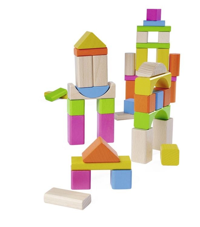 Produktbild: EH Natur und Bunte Holzbausteine