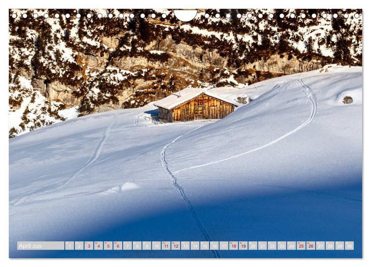 Produktbild: Lech am Arlberg - Winterzauber f&uuml;r das ganze Jahr (Wandkalender 2026 DIN A4 quer), CALVENDO Monatskalender