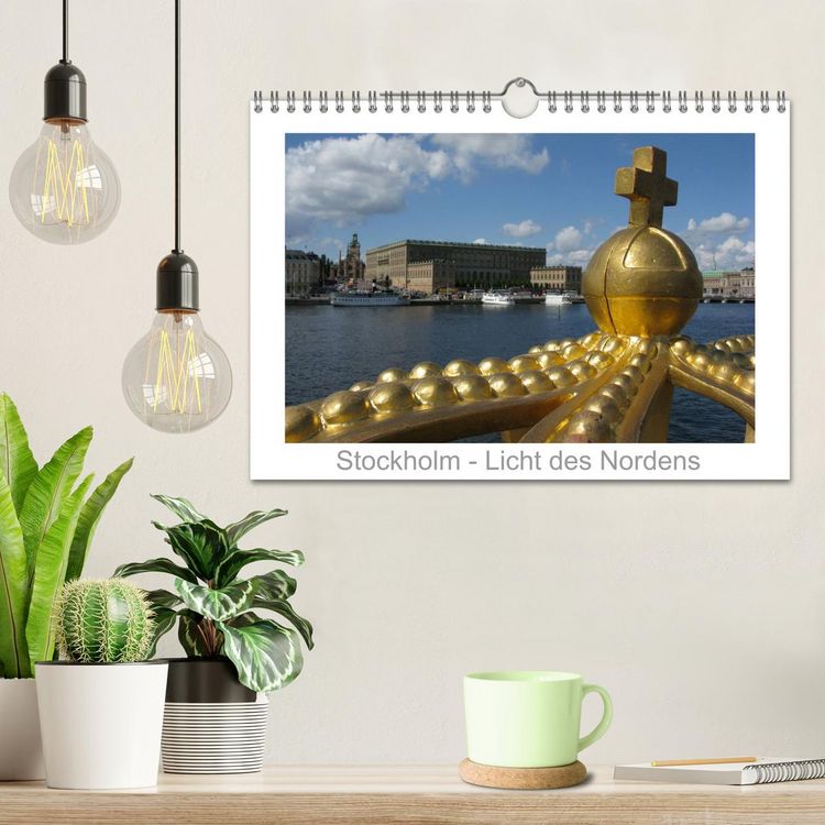 Produktbild: Stockholm - Licht des Nordens (Wandkalender 2026 DIN A4 quer), CALVENDO Monatskalender