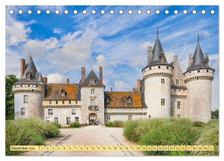 Produktbild: Ch&acirc;teaux. Im Tal der Loire (Tischkalender 2026 DIN A5 quer), CALVENDO Monatskalender