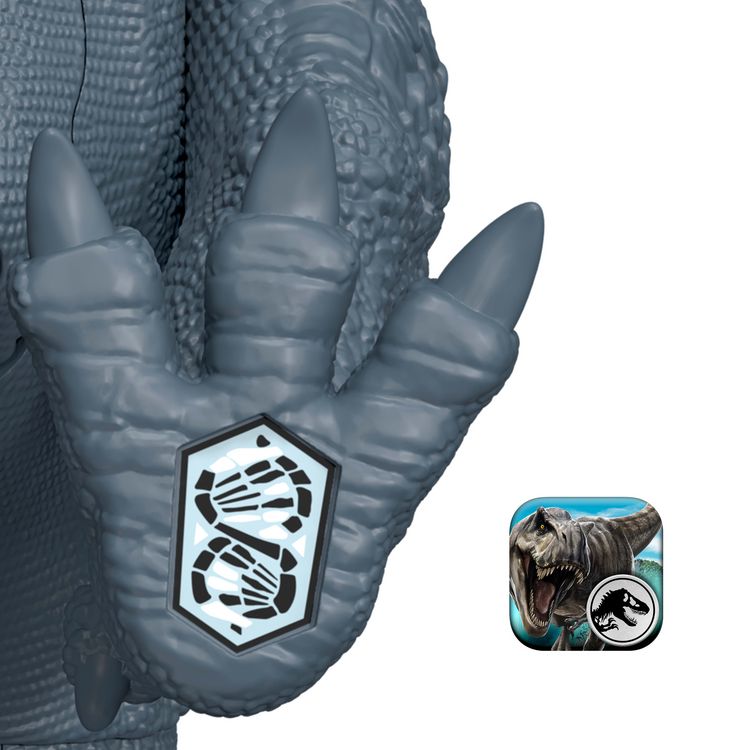 Produktbild: Jurassic World: Die Wiedergeburt Wild Roar Abelisaurus-Dinosaurierspielzeug mit schwanzgesteuertem Bei&szlig;angriff und Br&uuml;llger&auml;usch