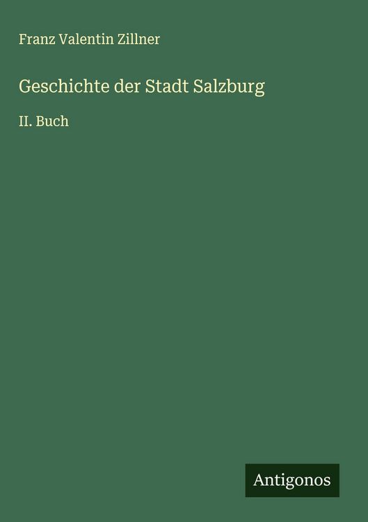 Produktbild: Geschichte der Stadt Salzburg