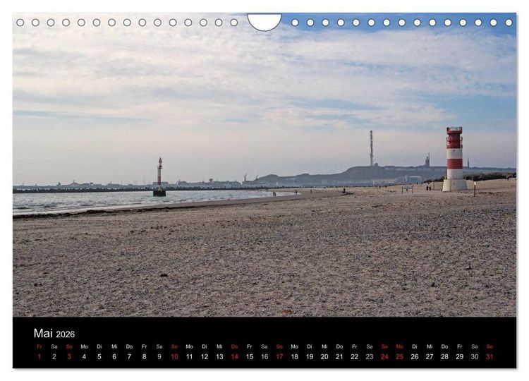 Produktbild: Helgoland - idyllische Nordseeinsel (Wandkalender 2026 DIN A4 quer), CALVENDO Monatskalender
