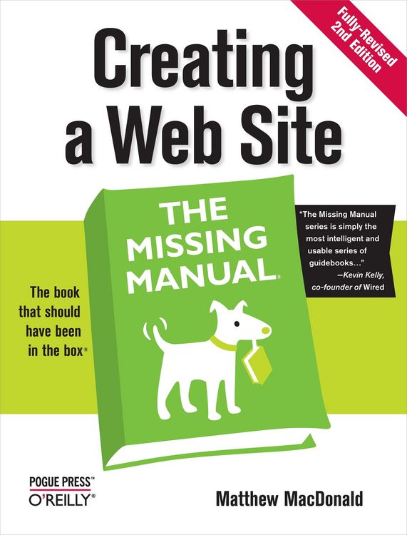 Produktbild: Creating a Web Site: The Missing Manual