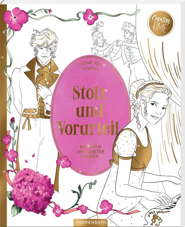 Produktbild: Stolz und Vorurteil - Das gro&szlig;e Jane Austen-Malbuch