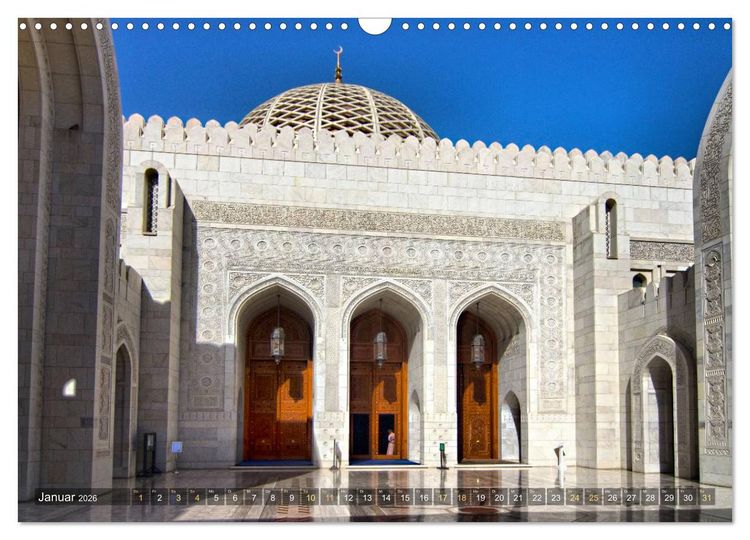 Produktbild: Sultanat Oman (Wandkalender 2026 DIN A3 quer), CALVENDO Monatskalender