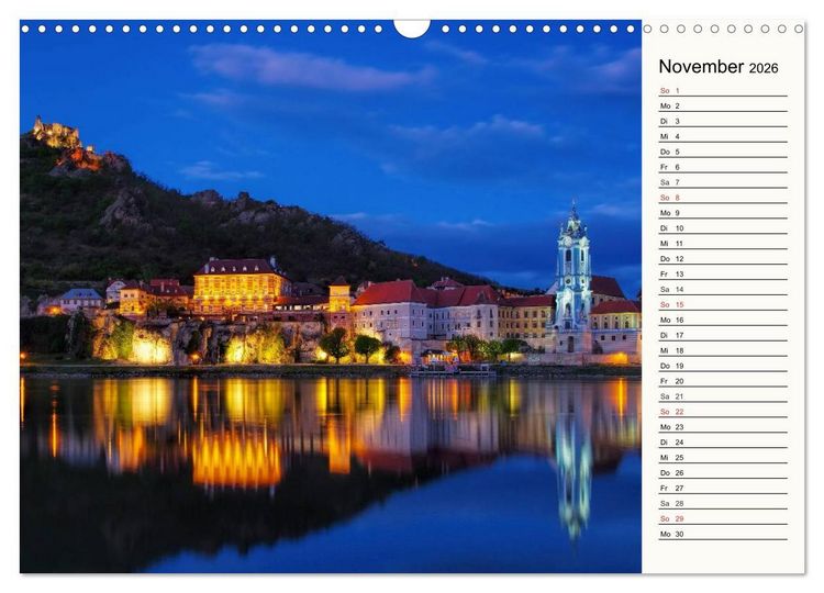 Produktbild: Die Wachau - An der Donau zwischen Melk und Krems (Wandkalender 2026 DIN A3 quer), CALVENDO Monatskalender