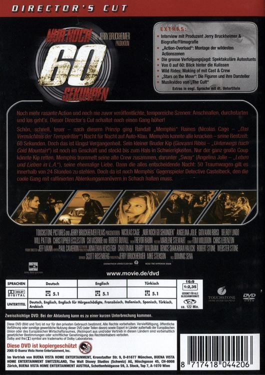 Produktbild: Nur noch 60 Sekunden [DC]