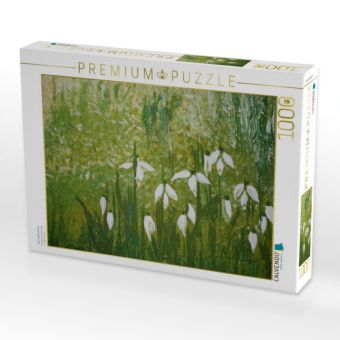 Produktbild: CALVENDO Puzzle Schneegl&ouml;ckchen | 1000 Teile Lege-Gr&ouml;&szlig;e 64x48cm Foto-Puzzle f&uuml;r gl&uuml;ckliche Stunden