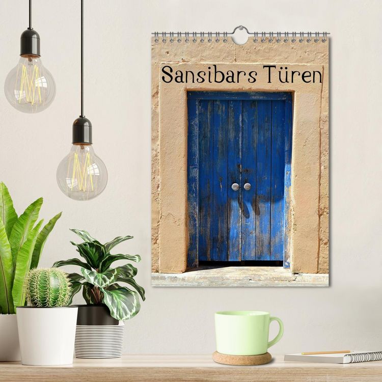 Produktbild: Sansibars T&uuml;renkunst (Wandkalender 2026 DIN A4 hoch), CALVENDO Monatskalender