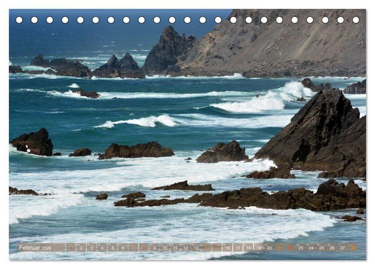 Produktbild: Costa Vicentina (Tischkalender 2026 DIN A5 quer), CALVENDO Monatskalender