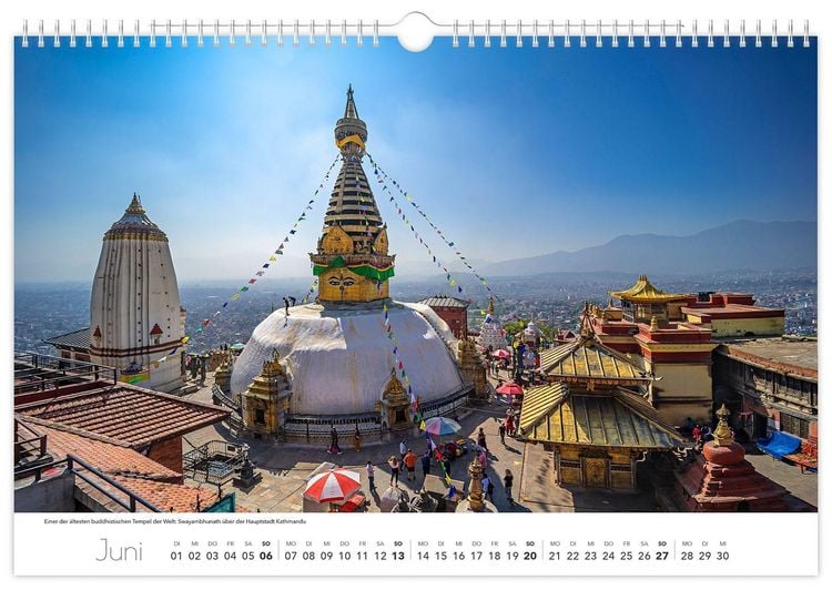 Produktbild: Kalender Reise durch Nepal 2027