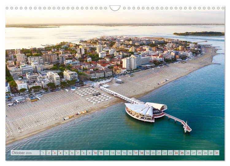 Produktbild: Lignano in Italien. Sommer Strand und Meer (Wandkalender 2026 DIN A3 quer), CALVENDO Monatskalender