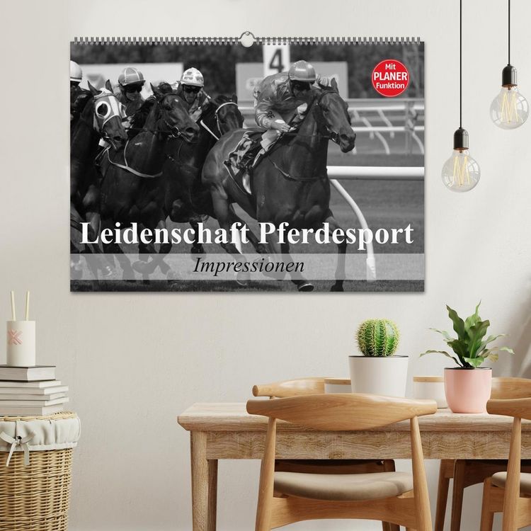 Produktbild: Leidenschaft Pferdesport - Impressionen (Wandkalender 2026 DIN A2 quer), CALVENDO Monatskalender