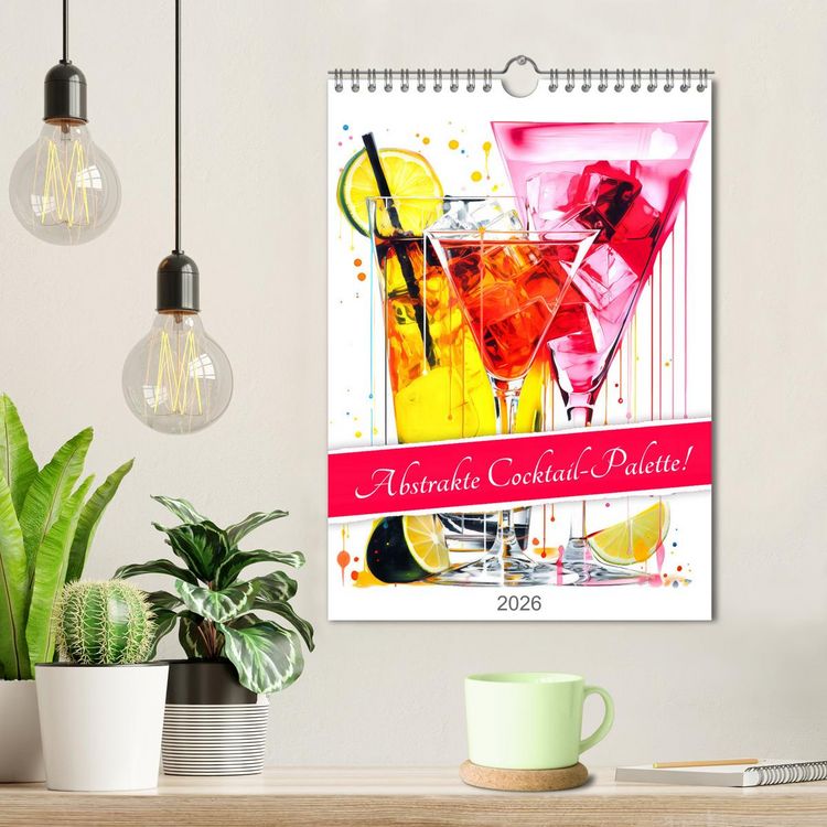 Produktbild: Abstrakte Cocktail-Palette! (Wandkalender 2026 DIN A4 hoch), CALVENDO Monatskalender