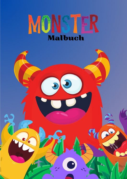 Produktbild: Malbuch Monster DIN A4