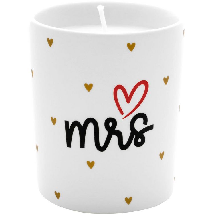 Produktbild: Kerzen-Set Motiv "Hochzeit Mr. & Mrs."