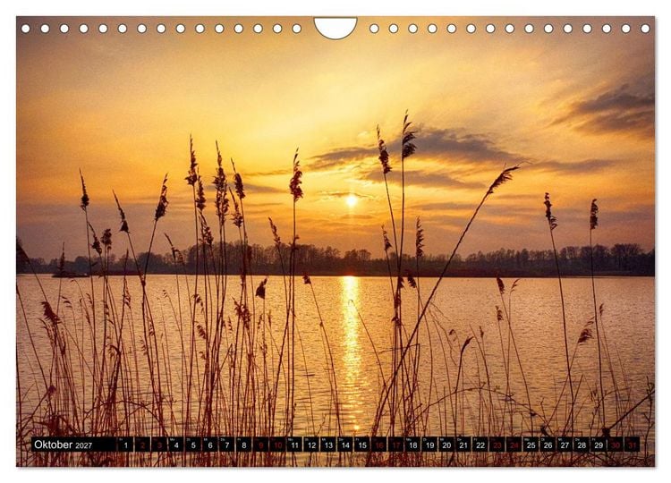 Produktbild: Naturparadies Mei&szlig;endorfer Teiche &ndash; Rund um den H&uuml;ttensee (Wandkalender 2027 DIN A4 quer), CALVENDO Monatskalender