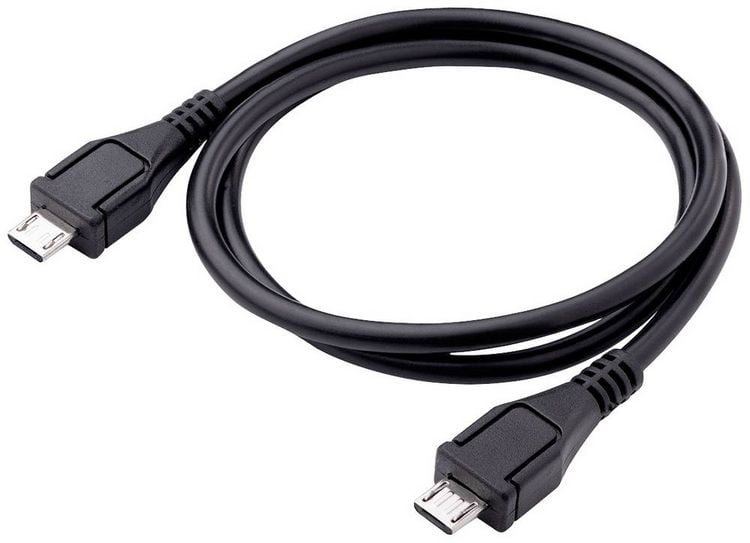 Produktbild: Akyga USB-Kabel USB-Micro-B Stecker, USB-Micro-B Stecker 0.60m Schwarz AK-USB-17