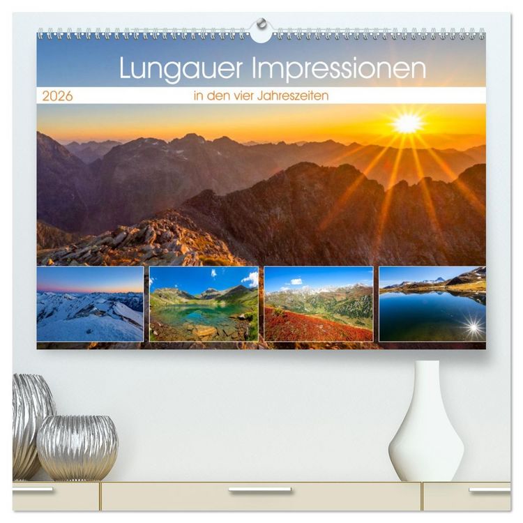 Produktbild: Lungauer Impressionen (hochwertiger Premium Wandkalender 2026 DIN A2 quer), Kunstdruck in Hochglanz