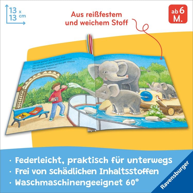 Produktbild: Mein Knuddel-Knautsch-Buch - Besuch im Zoo