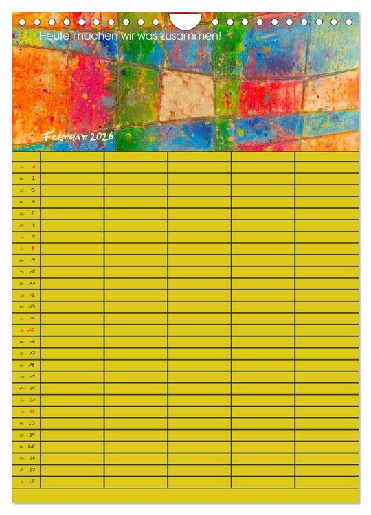 Produktbild: Gl&uuml;ckstage (Wandkalender 2026 DIN A4 hoch), CALVENDO Monatskalender