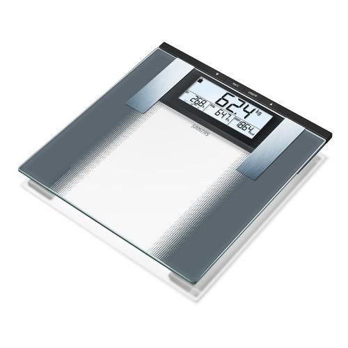 Produktbild: Sanitas SBG 21 K&ouml;rperanalysewaage 764.35 digital W&auml;gebereich (max.)=180kg Grau, Glas