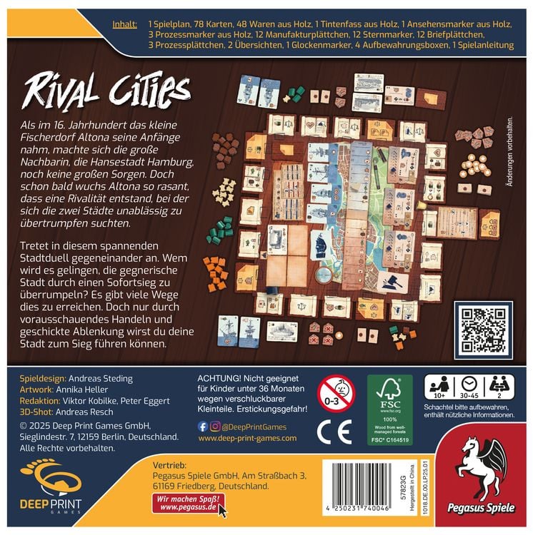 Produktbild: Rival Cities (Deep Print Games)