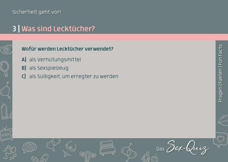 Produktbild: Das Sex-Quiz f&uuml;r Schule und Jugendarbeit