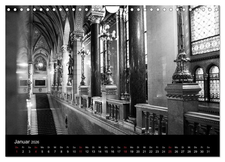 Produktbild: Budapest einfach liebenswert (Wandkalender 2026 DIN A4 quer), CALVENDO Monatskalender