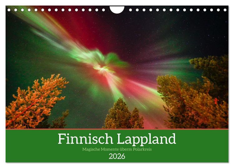 Produktbild: Finnisch Lappland (Wandkalender 2026 DIN A4 quer), CALVENDO Monatskalender