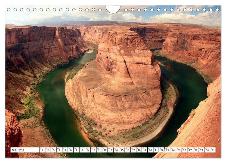 Produktbild: Glanzlichter der USA (Wandkalender 2026 DIN A4 quer), CALVENDO Monatskalender