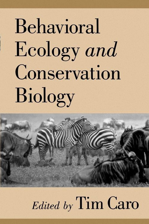Produktbild: Behavioral Ecology and Conservation Biology