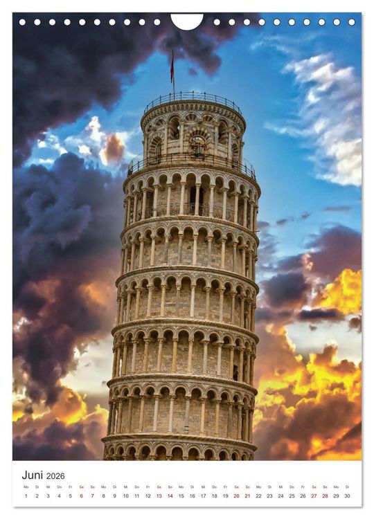 Produktbild: Italien - Einmalige Landschaften. (Wandkalender 2026 DIN A4 hoch), CALVENDO Monatskalender
