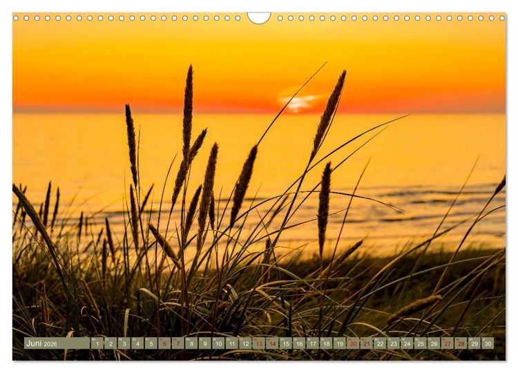 Produktbild: Inselliebe Langeoog (Wandkalender 2026 DIN A3 quer), CALVENDO Monatskalender