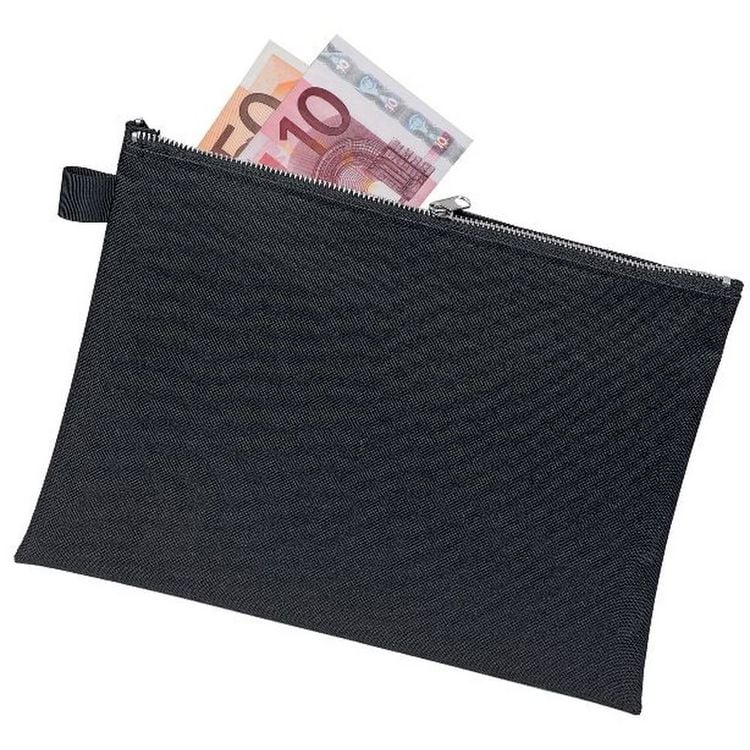 Produktbild: VELOFLEX Bank- und Transporttasche aus Textil schwarz DIN A5