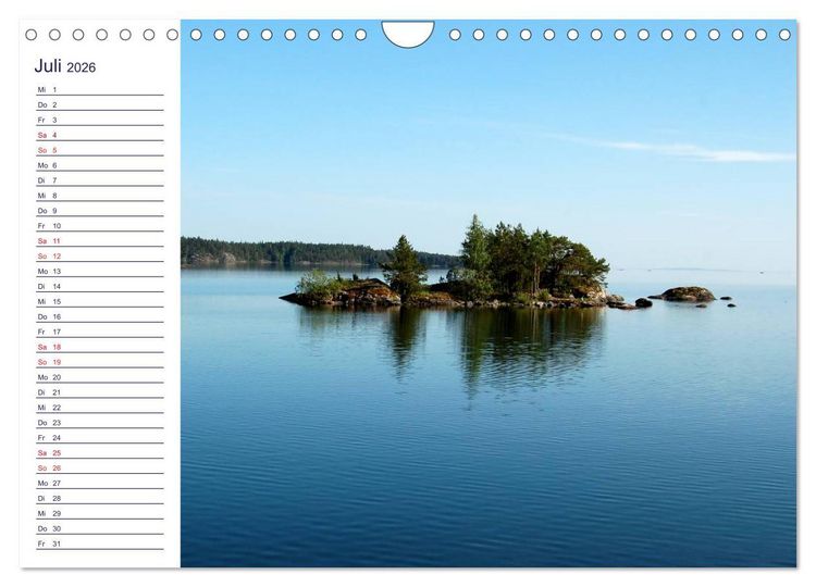 Produktbild: faszinierendes Schweden Smaland (Wandkalender 2026 DIN A4 quer), CALVENDO Monatskalender