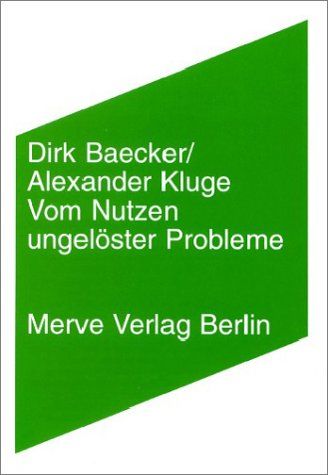 Produktbild: Vom Nutzen ungel&ouml;ster Probleme
